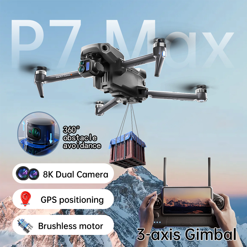 Drone Gps Mount - Nouveau Drone P7 Max, caméra 8K