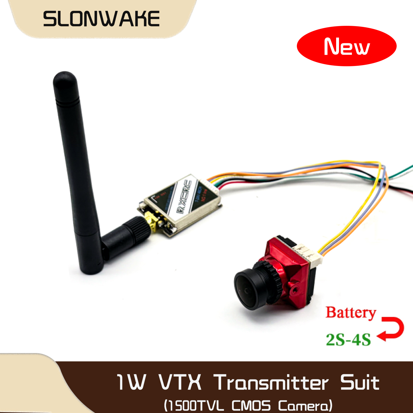Drone Frame - Transmetteur vidéo réglable SLONWAKE 5.8G 48CH