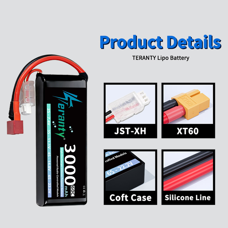 Batterie Lipo TERANTY 2S 3000m - Drone Battery avis et prix