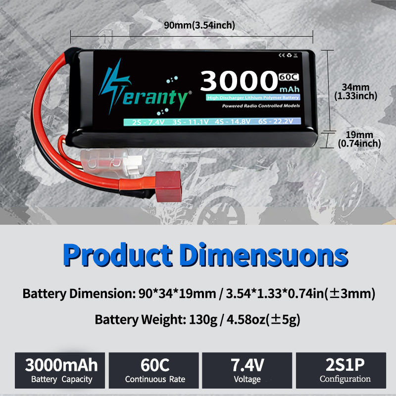 Batterie Lipo TERANTY 2S 3000m - Drone Battery avis et prix