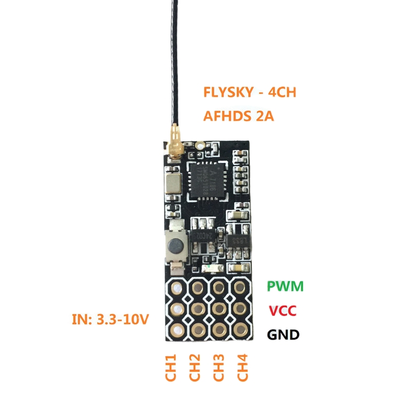 Récepteur Flysky FS2A Mini 4CH - Drone Battery avis et prix