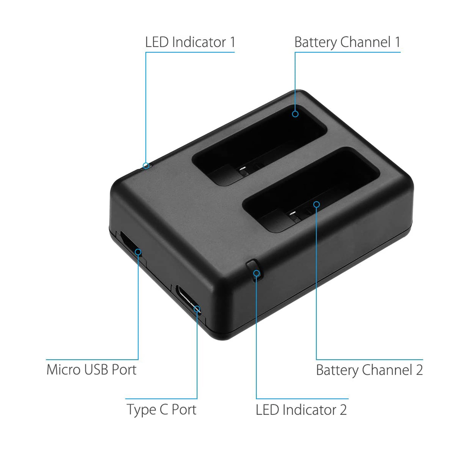 Convient pour GOPRO Hero 5 cha - Drone Battery avis et prix
