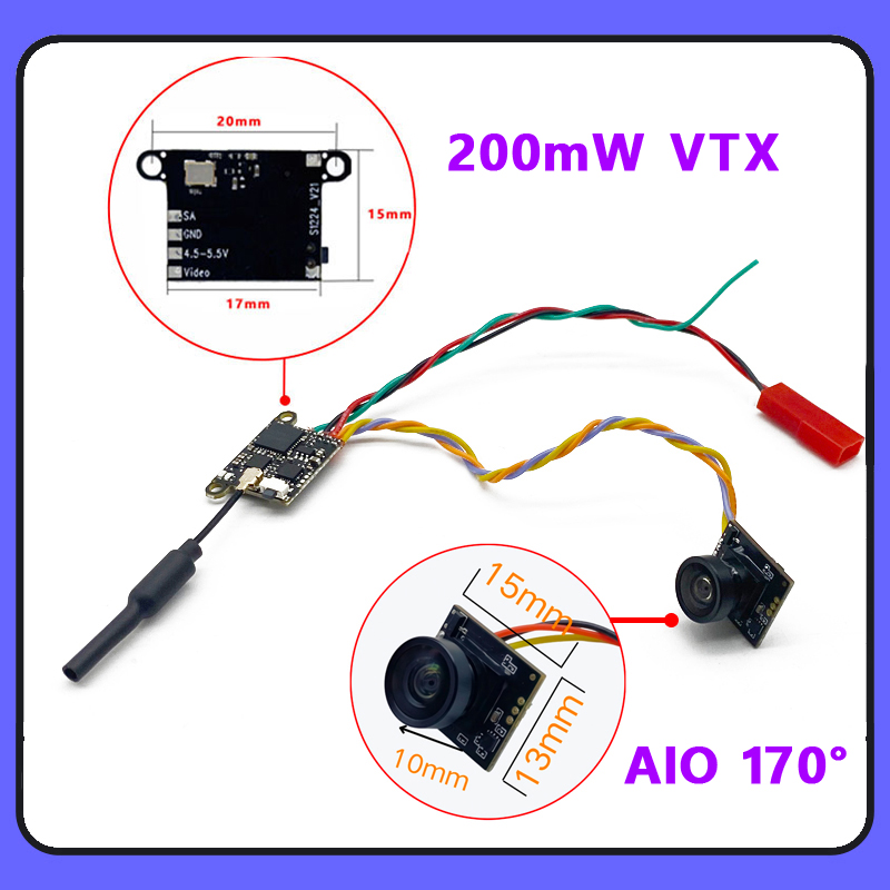 SLONWAKE 5.8G 1200TVL FPV camé - Drone Frame avis et prix
