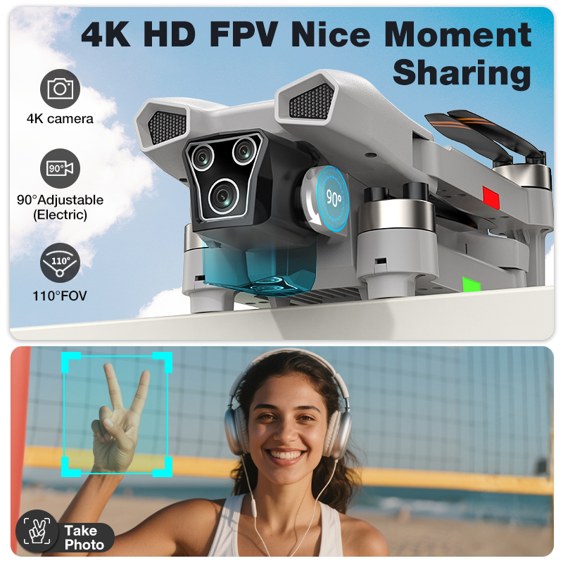 NOUVEAU Drone L017 Pro Brushle - Drone Gps Mount avis et prix